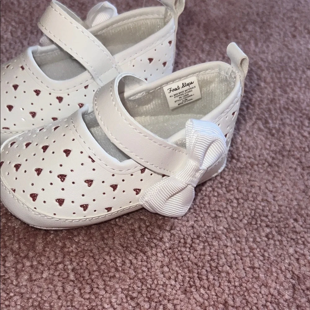 Charming Baby Walker Shoes with Heart Design